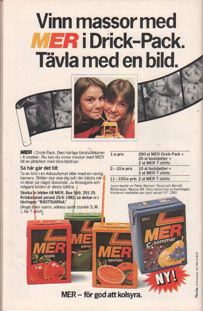 Seriemagasinet nr 11 1982 Begagnad - 2