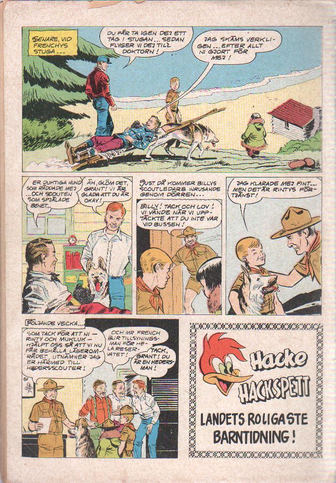 Rin tin tin nr 4 1963 Begagnad - 2