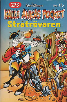 Kalle Ankas pocket 273 Stråtrövaren, begagnad!