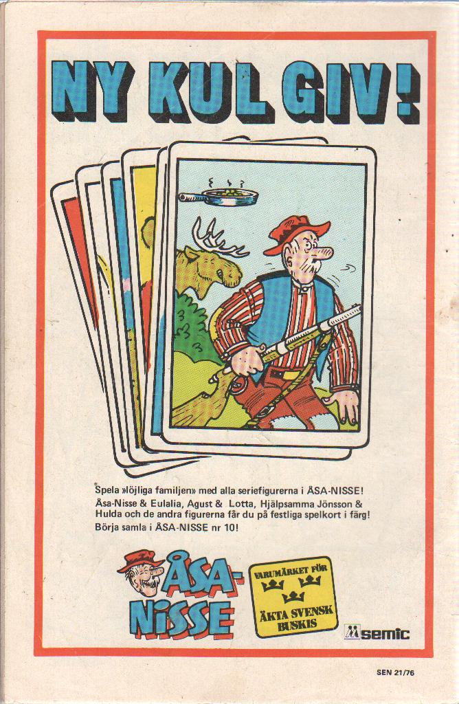 Serie-nytt nr 21 1976 Begagnad - 2