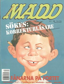 Svenska MAD,  1998 nr 4 ,  Sökes: korrekturläsare, begagnad