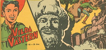 Vilda Västern nr 43 1956 Begagnad