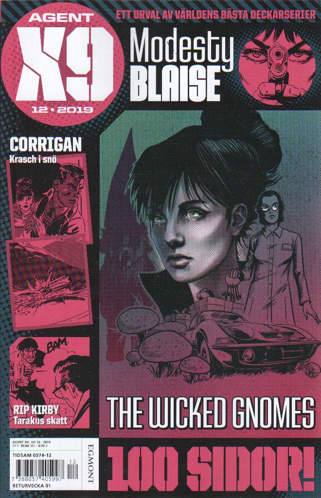Agent X9 nr 12 2019, Modesty Blaise - The wicked gnomes