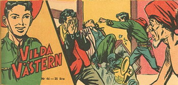 Vilda Västern nr 46 1956 Begagnad