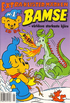 Bamse nr 1 1994, Extra: Klistermärken!
