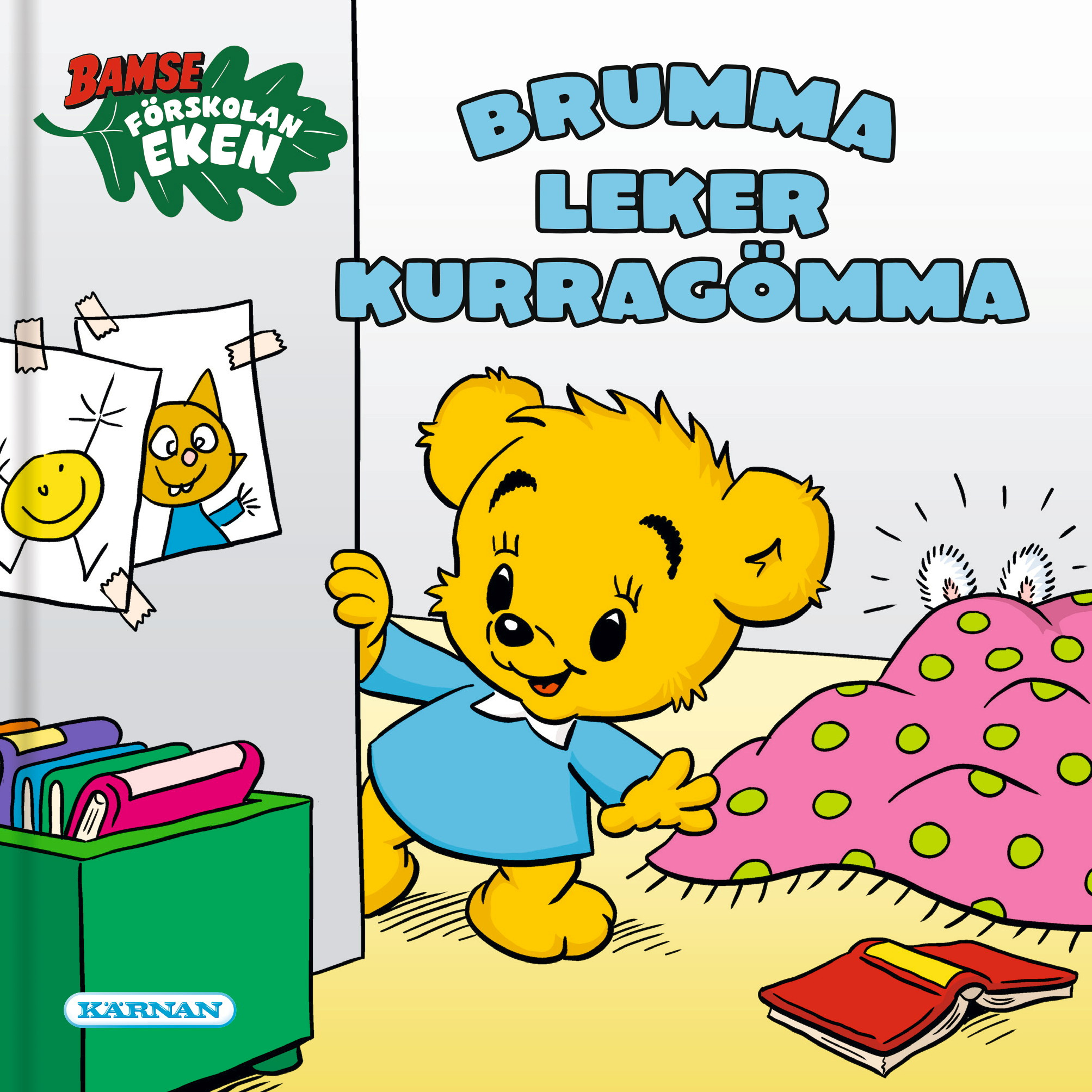 Bamse Förskolan Eken: Brumma och Mini-Hopp klär på sig