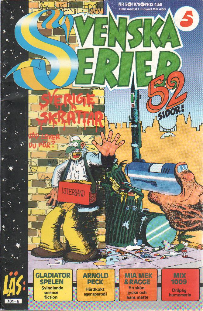 Svenska serier nr 5 1979 Begagnad