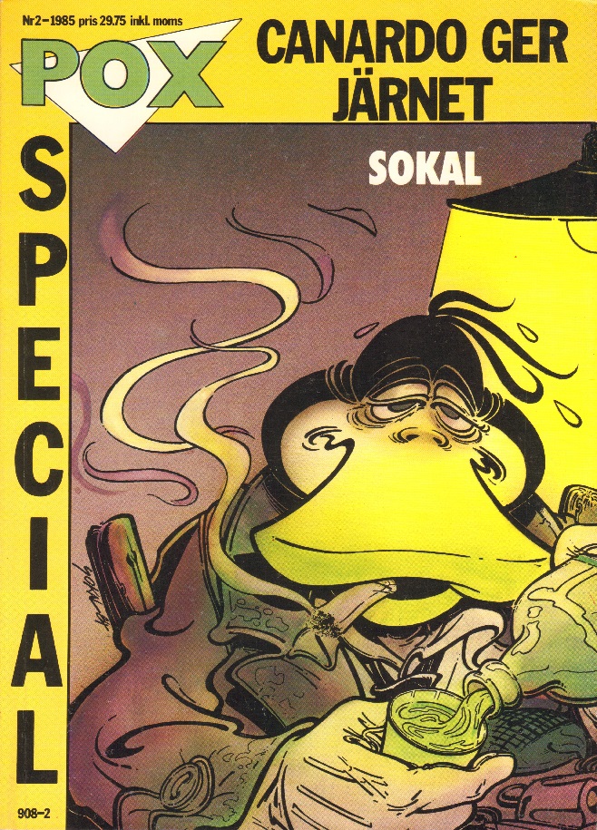 POX Special 1985 nr 2, Canardo ger järnet av Benoit Sokal