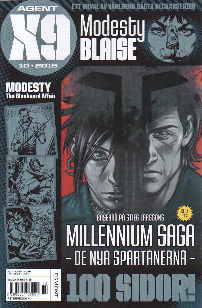 Agent X9 nr 10 2019, Modesty Blaise - The blueblood affair