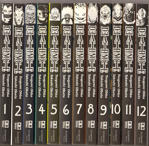 Death Note komplett serie vol 1 till 12, svensk