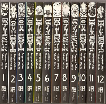 Death Note komplett serie vol 1 till 12, svensk
