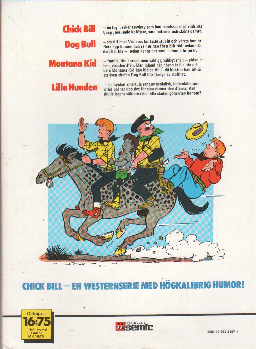 Chick Bill nr 3 Begagnad - 2