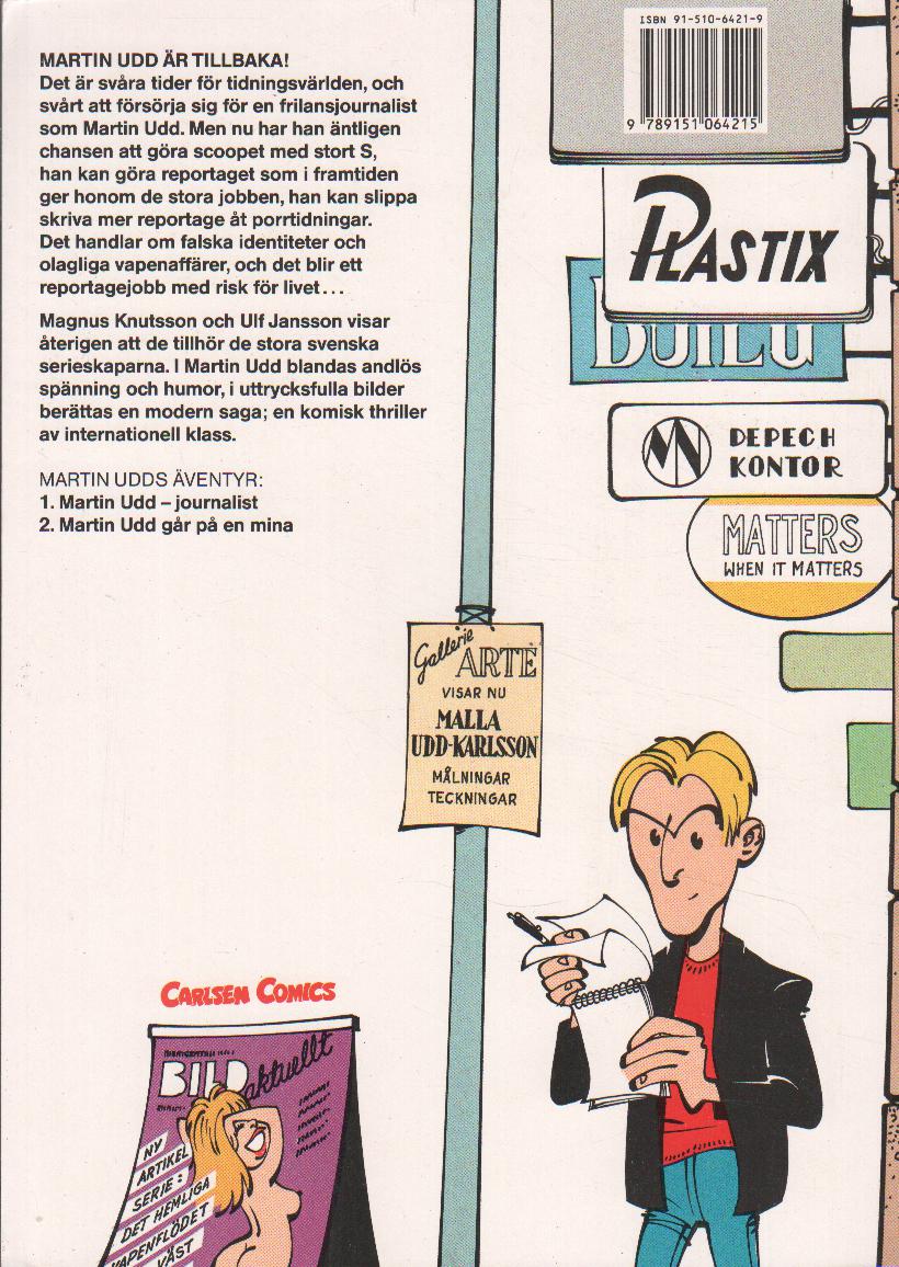 Martin Udd går på en mina, begagnad - 2