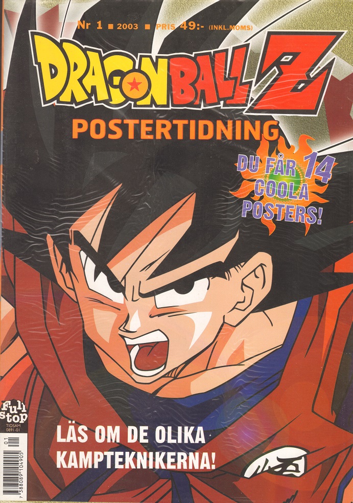 Dragonball Postertidning nr 1 2003
