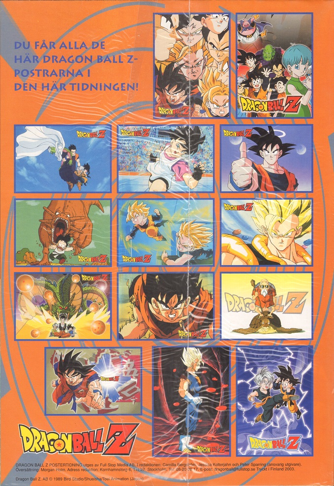 Dragonball Postertidning nr 1 2003 - 2