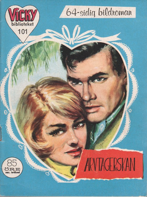 Vicky Biblioteket 101, 1963 Arvtagerskan. Begagnad