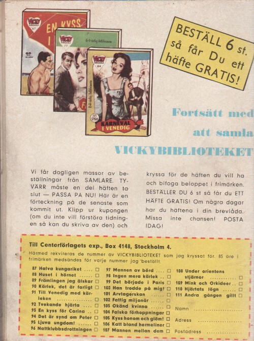 Nicky Biblioteket 116, 1963 Farlig rival. Begagnad - 2