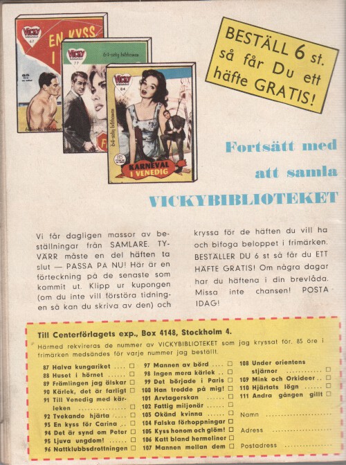 Nicky Biblioteket 124, 1964 Grym cirkus. Begagnad - 2