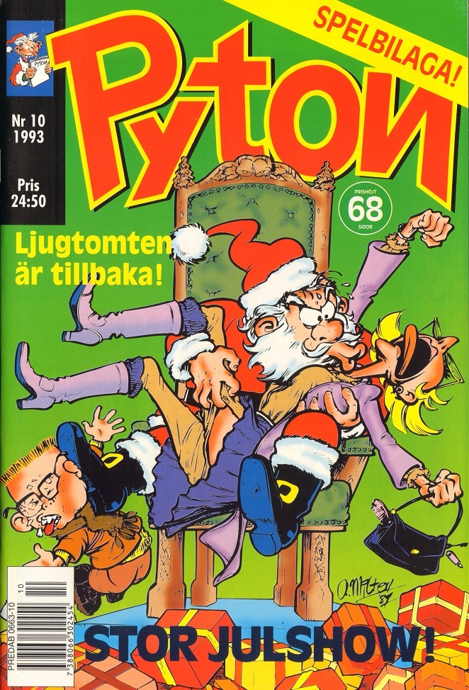 Pyton nr 10 1993, Spelbilaga: Tomtespelet!