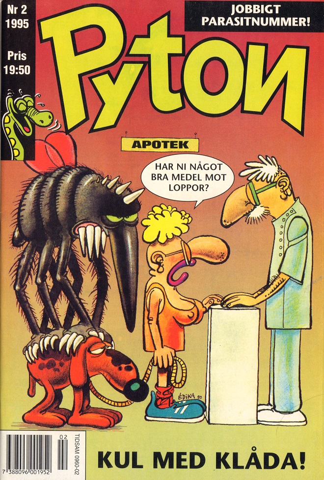 Pyton nr 2 1995, Jobbigt parasitnummer: Kul med klåda!