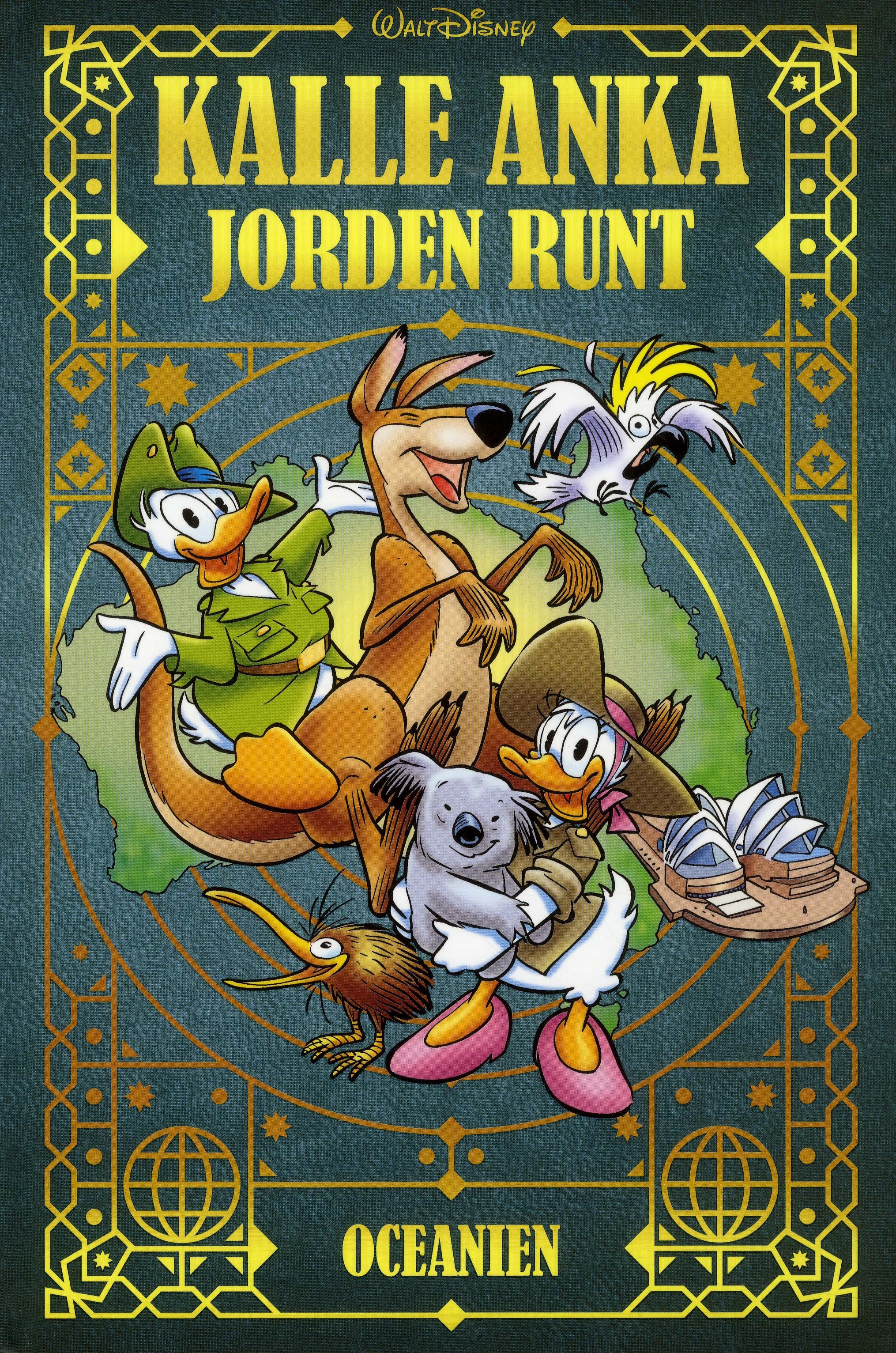 Kalle Anka jorden runt bok 4 Oceanien
