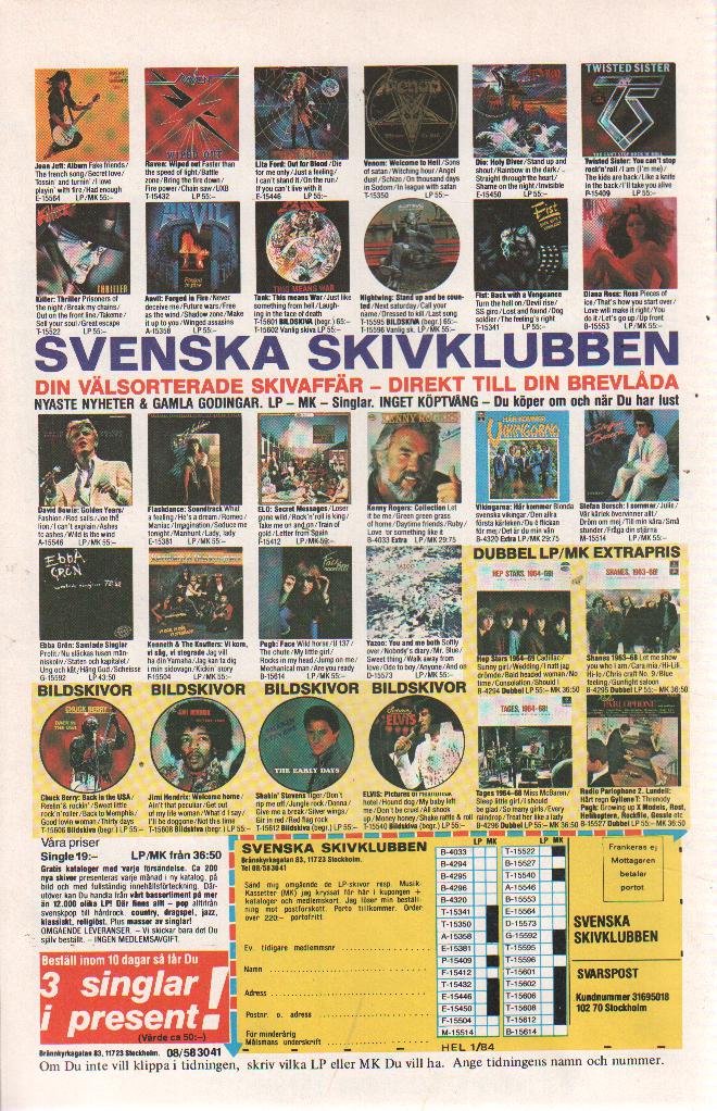 Helgonet 1984 nr 1 Diamantsmugglarna Begagnad - 2