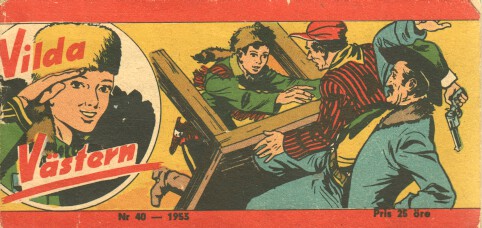 Vilda Västern nr 40 1953 Begagnad