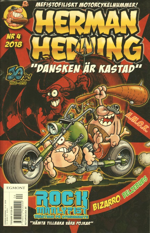 Herman Hedning 2018 nr 5 Superbt Superhjältenummer!
