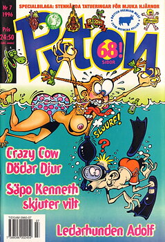 Pyton nr 7 1996, Sommarnummer 68! sidor. Bilaga saknas!