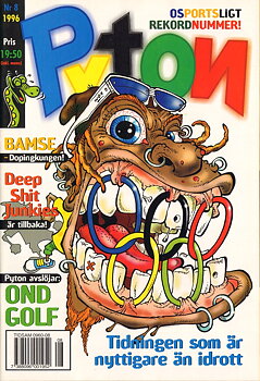 Pyton nr 8 1996, Osportsligt rekordnummer!