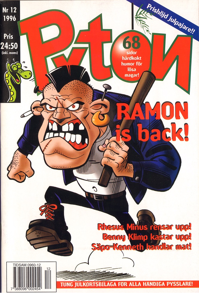 Pyton nr 12 1996, Prishöjd julpajare!