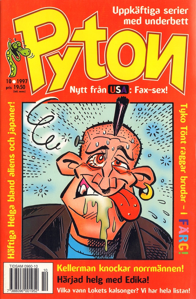 Pyton nr 10 1997, Uppkäftiga serier med underbett