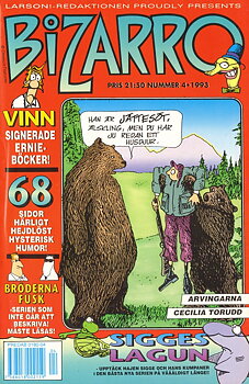 Bizarro nr 4 1993, mindre skavanker på omslaget!