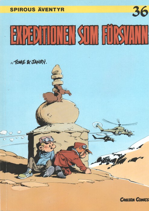 Spirous äventyr 36 Expeditionen som försvann