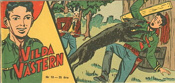Vilda Västern nr 18 1956 Begagnad