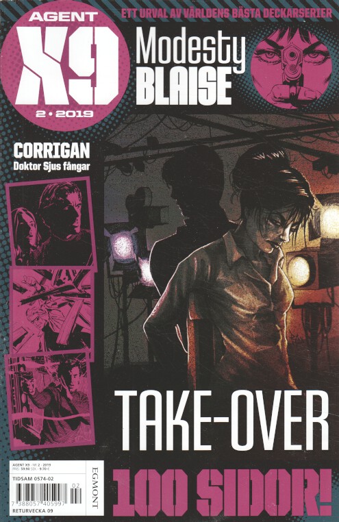 Agent X9 nr 2 2019, Modesty Blaise - Take-Over