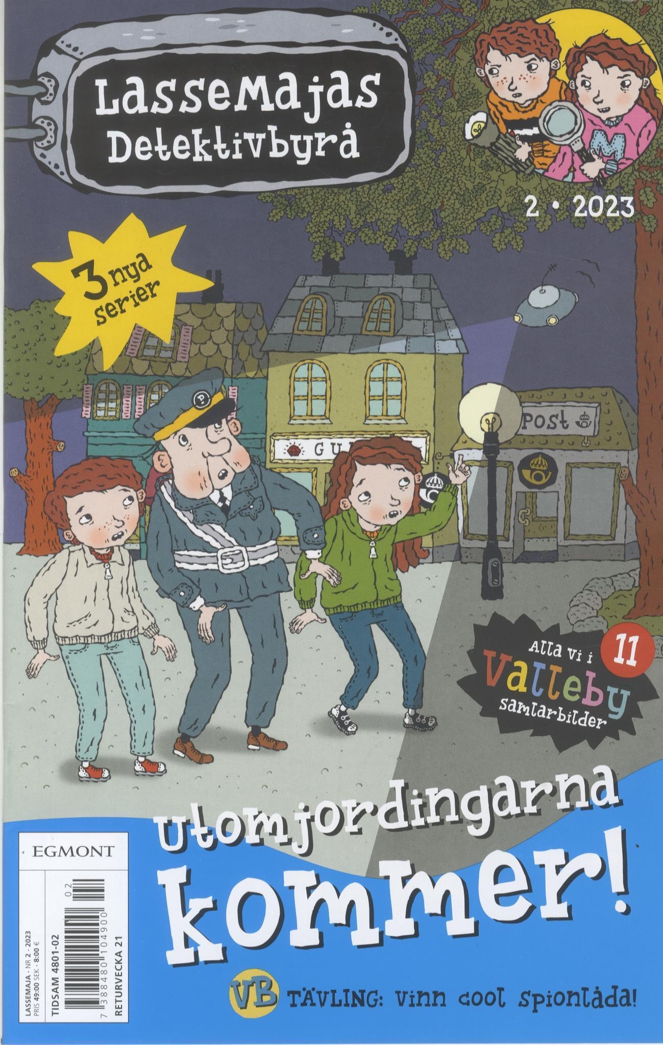 Lasse Majas Detektivbyrå nr 3 2023, Vattenkanna på vift!