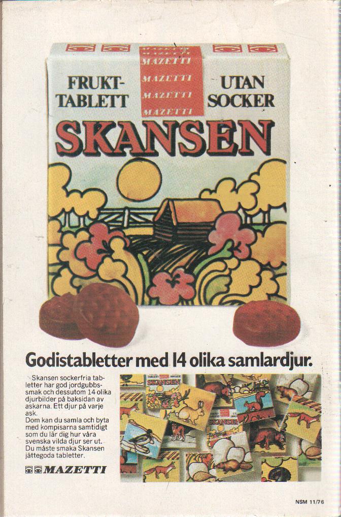 Seriemagasinet nr 11 1976 Begagnad - 2
