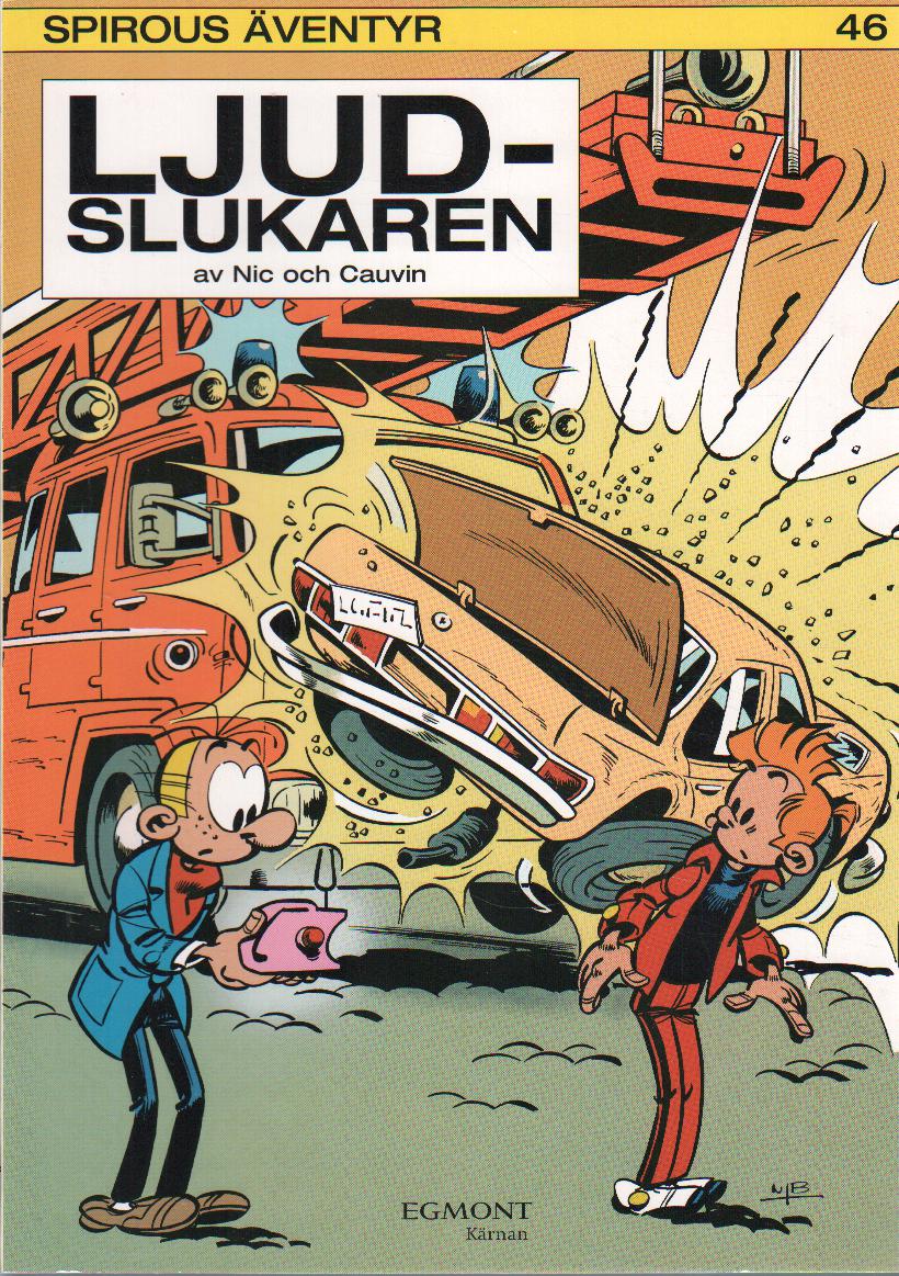 Spirous äventyr 46 Ljudslukaren, returex!