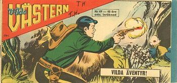Vilda Västern nr 49 1965 Begagnad