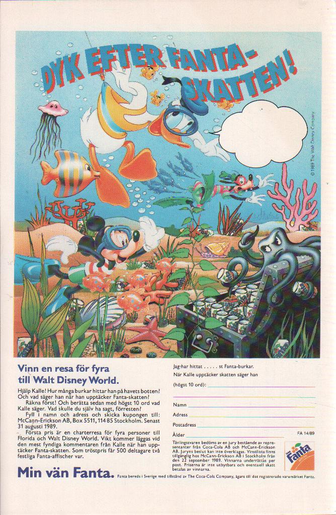 Fantomen nr 14 1989 Begagnad - 2