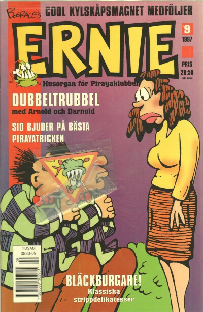 Ernie nr 9 1997, Kylskåpsmagnet på köpet!