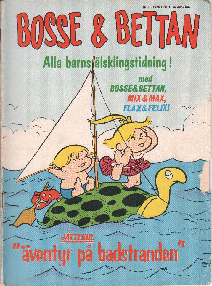 Bosse & Bettan 1964 nr 8 begagnad