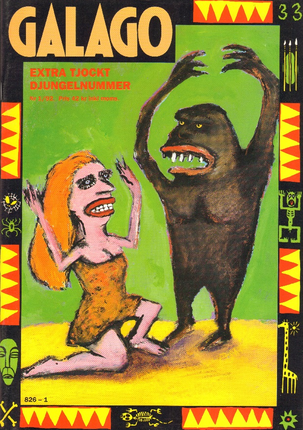 Galago nr 33,  1992 nr 1, Extra stort djungelnummer!
