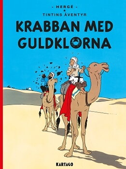 Tintin nr 9 Krabban med guldklorna Nyutgåva (Kartago)