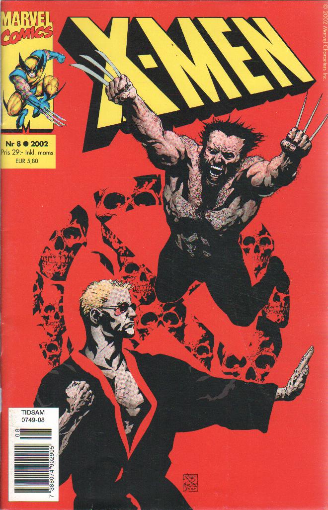 X-men nr 8 2002 Begagnad