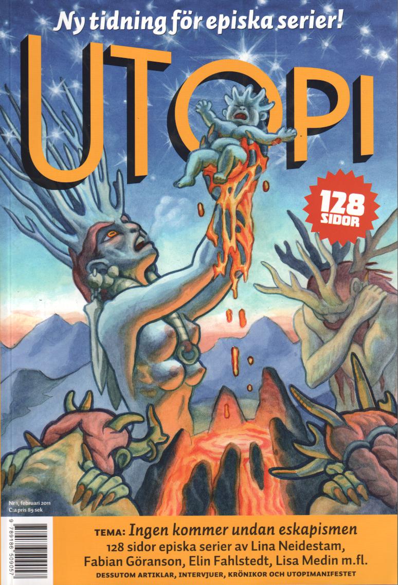Utopi nr 1 2010, Ny tidning för episka serier!