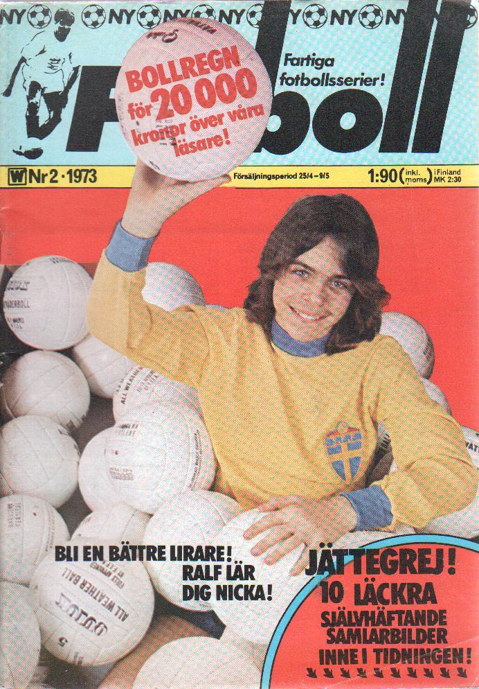 Fotboll nr 2 1973 Begagnad