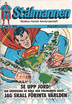 Stålmannen nr 3 1975 Begagnad