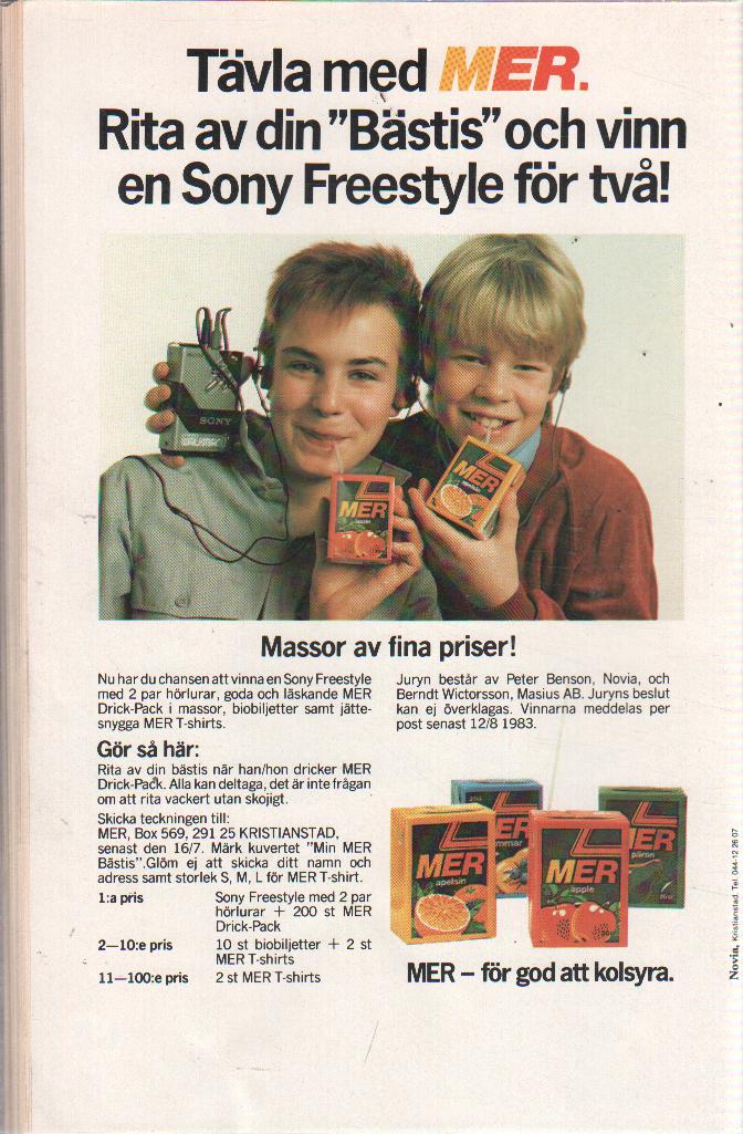 Seriemagasinet nr 11 1983 Begagnad - 2